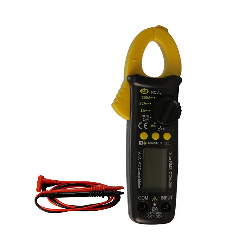 2B Dcm-200 Digital Clamp Meter – Ac/Dc, 200A Capacity 1