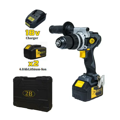 2B Pt-Cbh18-Cx Brushless 18V Cordless Hammer Drill – Enhanced Efficiency 1