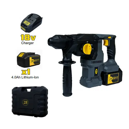 2B Pt-Cbrh18-Cx Brushless 18V Cordless Rotary Hammer – Sds-Plus Ready 1