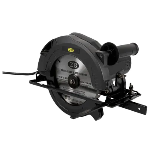 2B Pt-Cs1400 1400W Circular Saw – Powerful Plunge & Rip Cutting 1