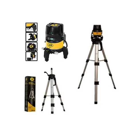 2B Sllt-01120 5-Line Self-Leveling Laser Level With Adjustable Tripod 1