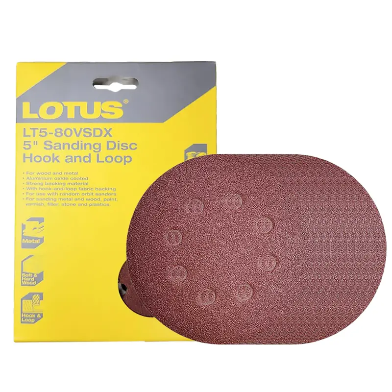 5" Velcro Sanding Disc – Lotus Abrasive Disc 1