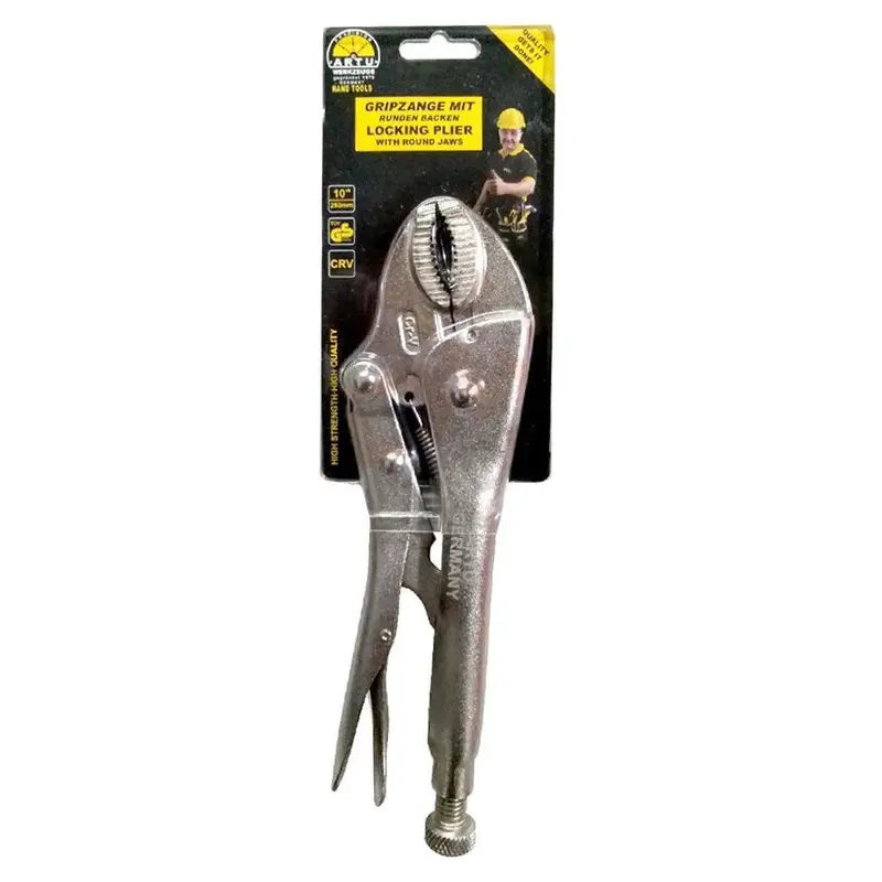 Artu 10-Inch Straight Jaw Locking Pliers With Adjustable Grip 1