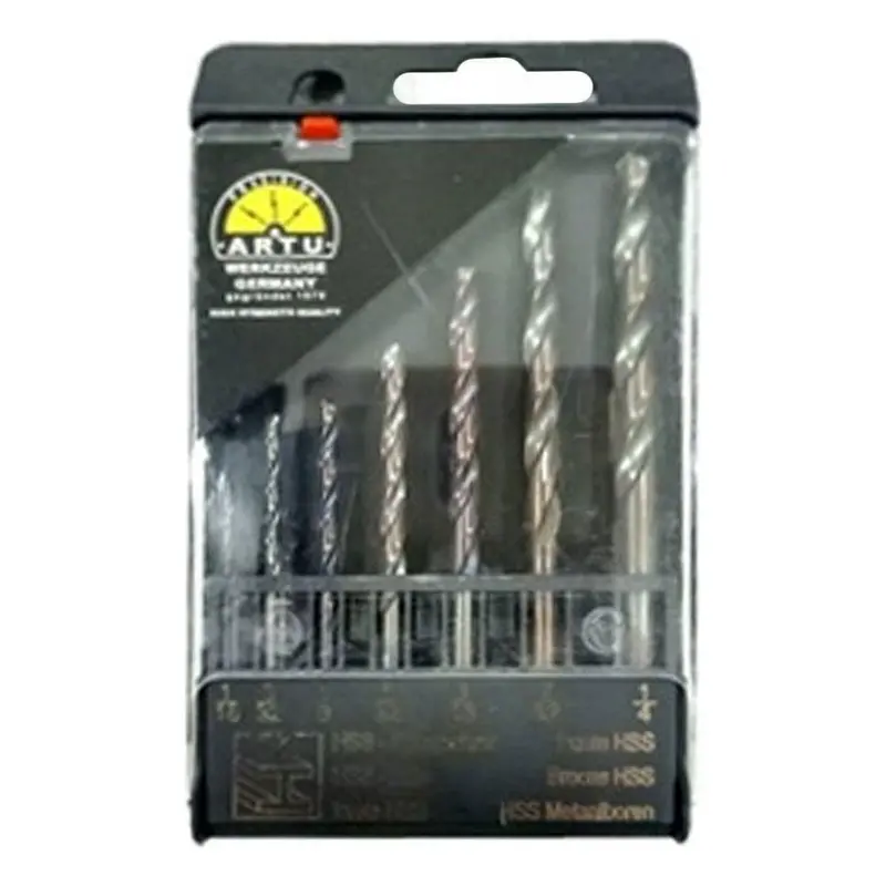 Artu 7-Piece Mm Hss Drill Bit Set – Precision Ground 1