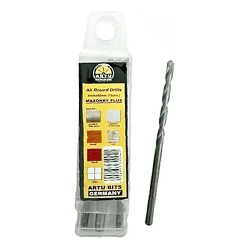 Artu Masonry Plus Metric Drill Bits – Durable Concrete & Brick Cutting 1