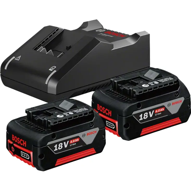 Bosch 18V Starter Kit: 4.0Ah Battery + Gal 18V-40 Fast Charger 1