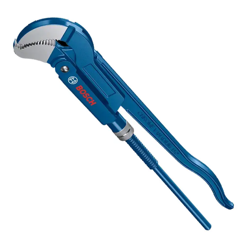 Bosch 420Mm 45° Corner Pipe Wrench – Offset Design For Confined Areas (1600A02W3T) 1