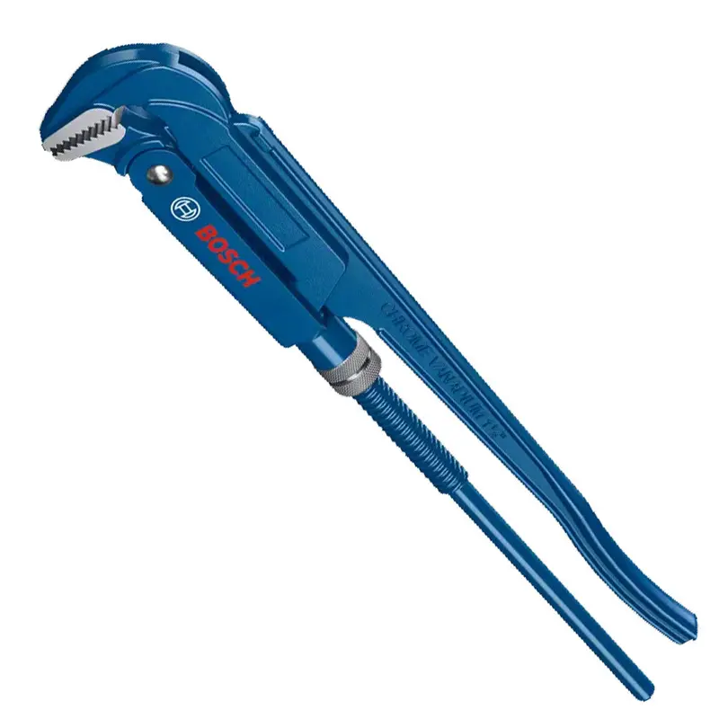 Bosch 420Mm 90° Corner Pipe Wrench – Right-Angle Pipe Gripper (1600A02W3V) 1