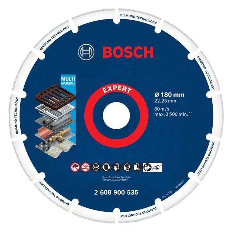 Bosch 7-Inch Diamond And Metal Cut-Off Wheel 1