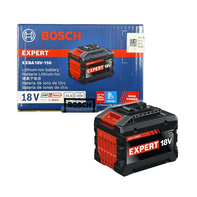 Bosch Expert Exba 18V-150 Extended-Run Lithium-Ion Battery — 15 Ah 1