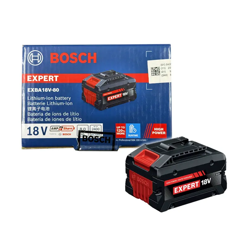 Bosch Expert Exba 18V-80 Premium Lithium-Ion Battery — 8 Ah 1