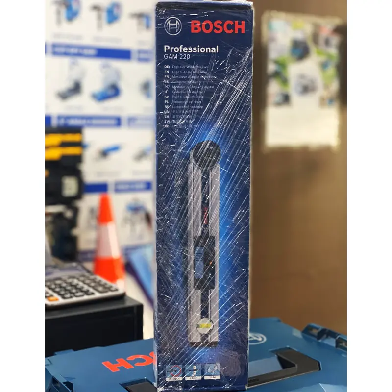 Bosch Gam 220 Digital Angle Gauge – 0°–220° Measurement Range, 40 Cm Arm (Open Seal) 1