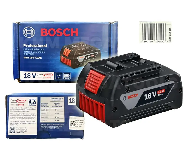 Bosch Gba 18V 4.0 Ah Pro Lithium-Ion Battery – Power Tools Replacement 1