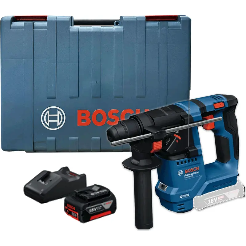 Bosch Gbh 18V-18 Brushless Cordless Rotary Hammer Drill Kit 1