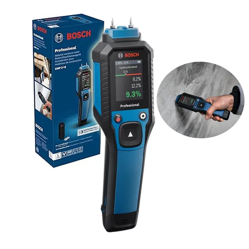 Bosch Gmp 2-15 Professional Moisture Meter & Building Material Scanner 1