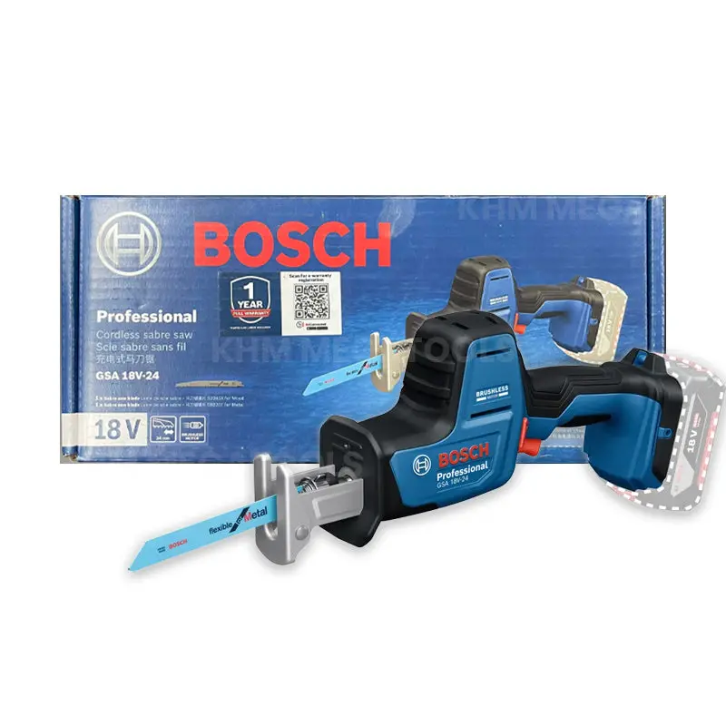 Bosch Gsa 18V-24 Cordless Reciprocating Saw — 18V Bare Tool (No Battery Or Charger) 1