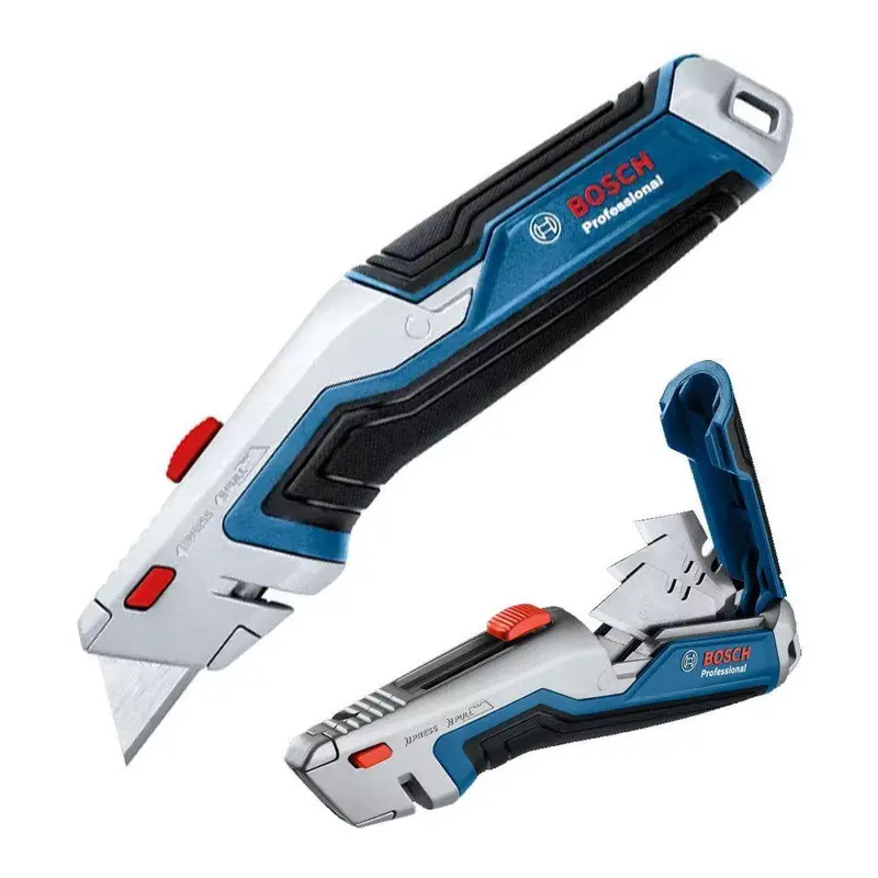 Bosch Retractable Utility Knife With 10 Replacement Blades 1