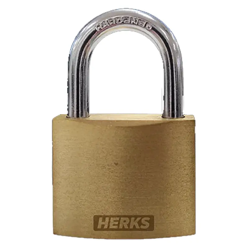 Brass Heavy-Duty Padlock – Herks Security Lock 1