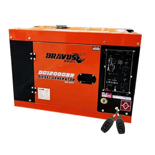 Bravus Dg12000Br2.2 Silent Diesel Generator – 12 Kva With Remote Operation & On/Off Switch 1