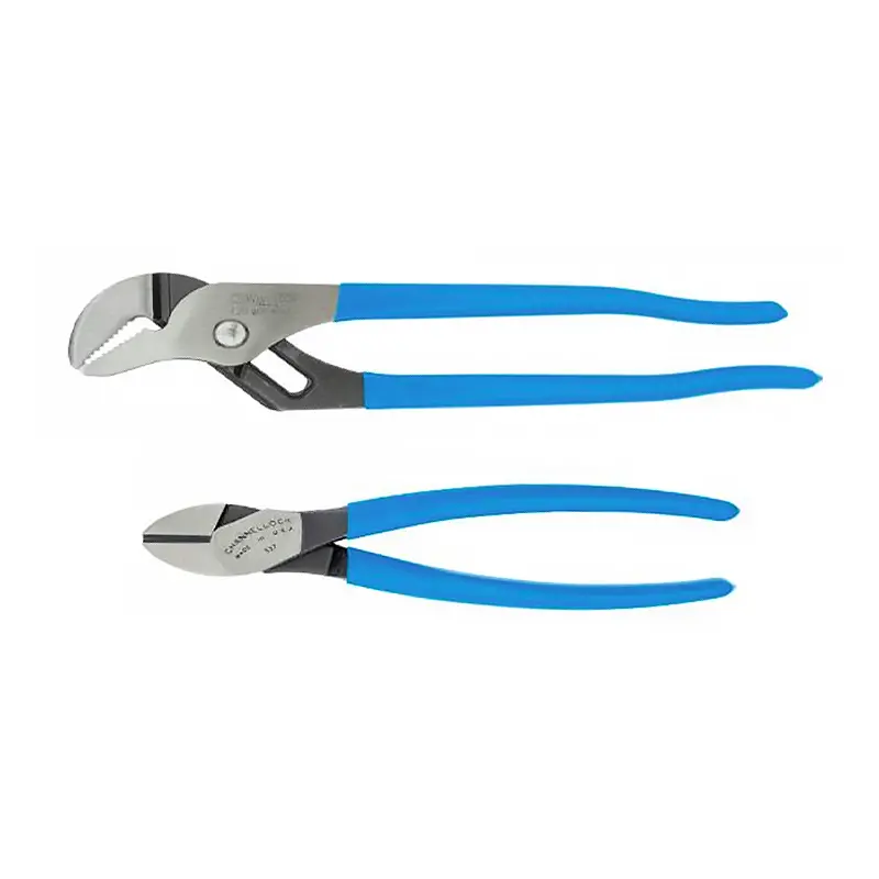 Channel Lock 2-Piece Plier Combo – Tongue-And-Groove + Diagonal Cutter 1