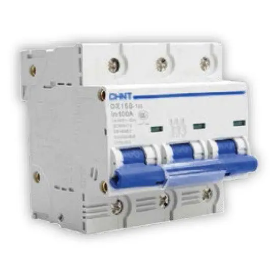 Chint Dz158-125 3-Pole 80A Main Circuit Breaker – 400V Ac, Robust 4.5-Module Enclosure 1