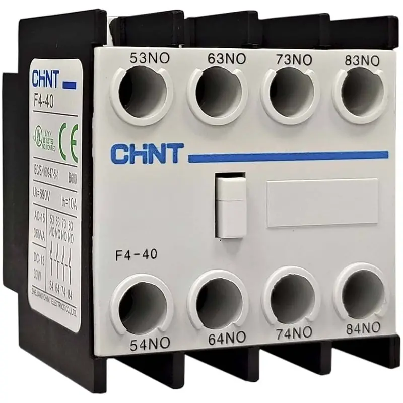 Chint F4 Auxiliary Contact Module For Control Circuits 1