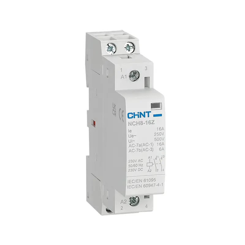 Chint Nch8 Slimline Modular Contactor – Din Rail Mountable 1