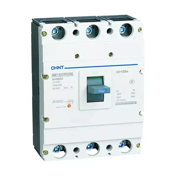 Chint Nm1-800H/3300 3-Pole Moulded Case Circuit Breaker – Type H, 800A Heavy-Duty 1