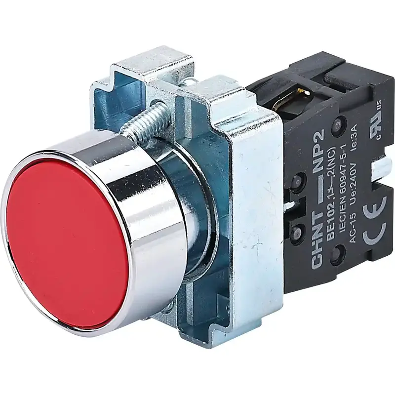 Chint Non-Illuminated Metal Push Button – 220V Ac, Rugged Housing 1