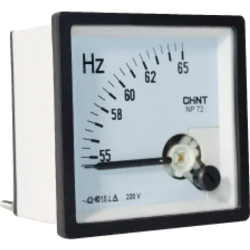 Chint Np72-Hz Analog Frequency Meter – 72Mm Panel Mount 1