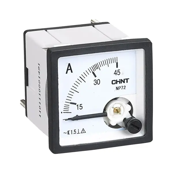 Chint Np72-V Analog Panel Voltmeter – 72Mm Mounting Size 1