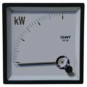 Chint Np96-Kw Analog Energy Meter – 96Mm Panel Mount 1