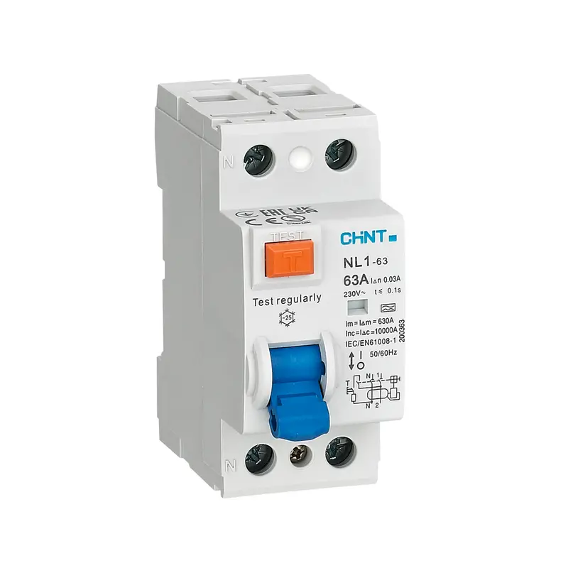 Chint Residual Current Circuit Breaker (Rccb) – High-Sensitivity Leakage Protection 1