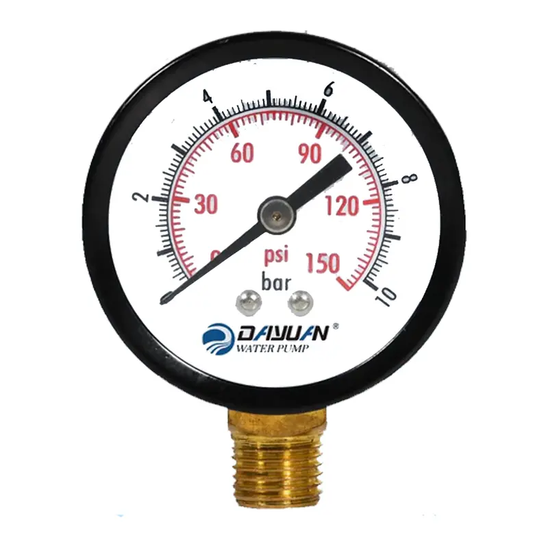 Dayuan Dy-Pg150 Analog Pressure Gauge – 0 To 150 Psi Range 1