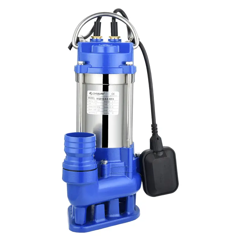 Dayuan Wqd10-8-0.55Fa Stainless Steel Submersible Sewage Pump – 0.5 Hp 1