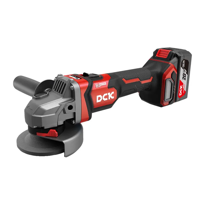 Dck Kdsm04-100 Cordless 20V Brushless Angle Grinder – Em Series (100Mm, Tool + Battery + Charger Kit) 1