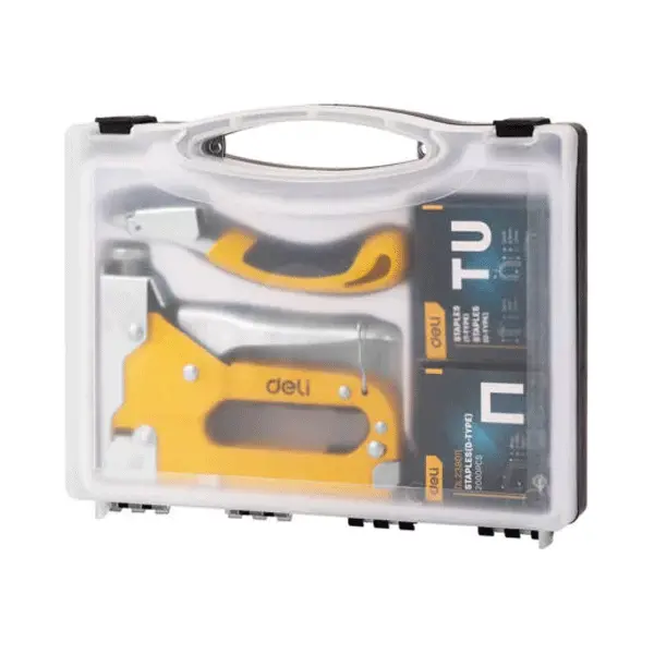 Deli 5-Piece Staple Gun Accessory Kit – Includes Staples & Tools – Edl238105 1