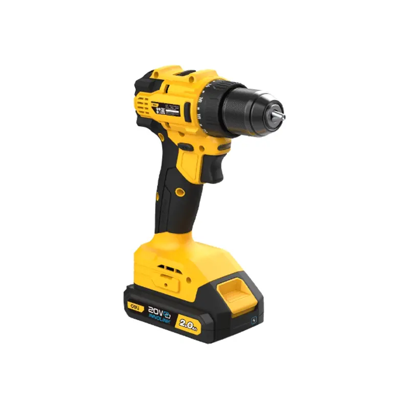 Deli Edc120 20V Cordless Drill — 3/8" Keyless Chuck, Variable Speed 1