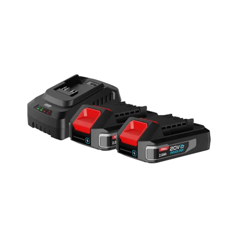 Deli Ede-Cm20A2E 21V Charger Kit With 2.0Ah Lithium-Ion Battery 1