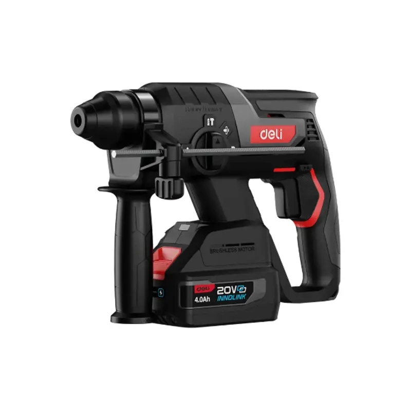 Deli Ede-Dc20-2D4 20V Cordless Rotary Hammer — 2-Joule Impact Energy 1