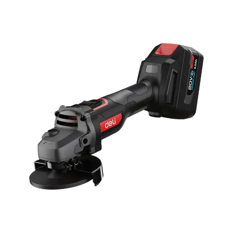 Deli Ede-Jm20-1D4 20V Cordless Angle Grinder — 4-Inch Disc 1