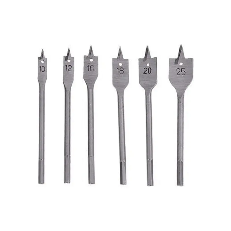 Deli Edh-Mbz006–Ed1 Flat Wood Boring Bit Set For Furniture And Joinery 1