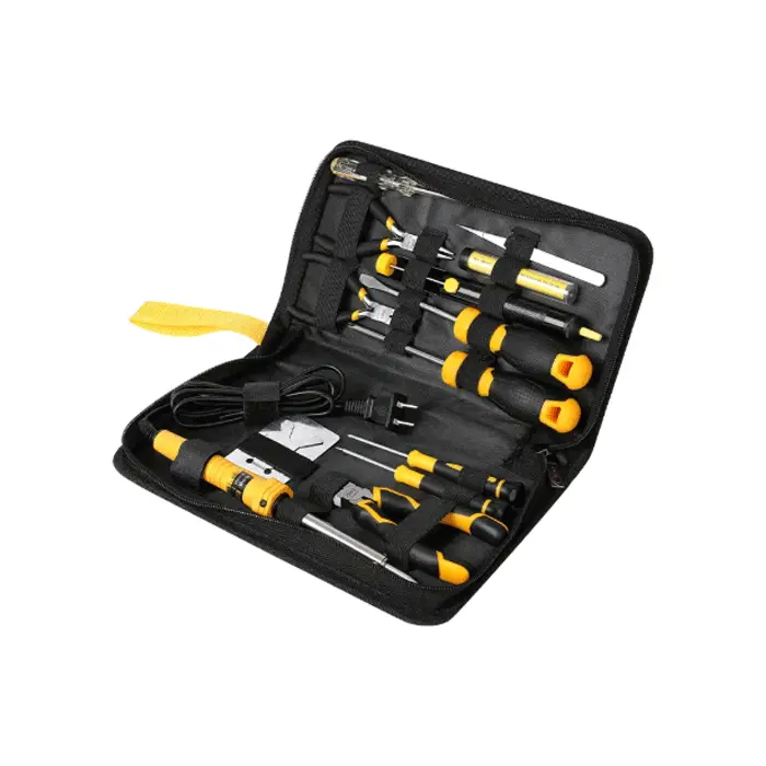 Deli Edl-C1013E Professional Electrician Tool Set – 13-Piece Safety-Focused Collection 1