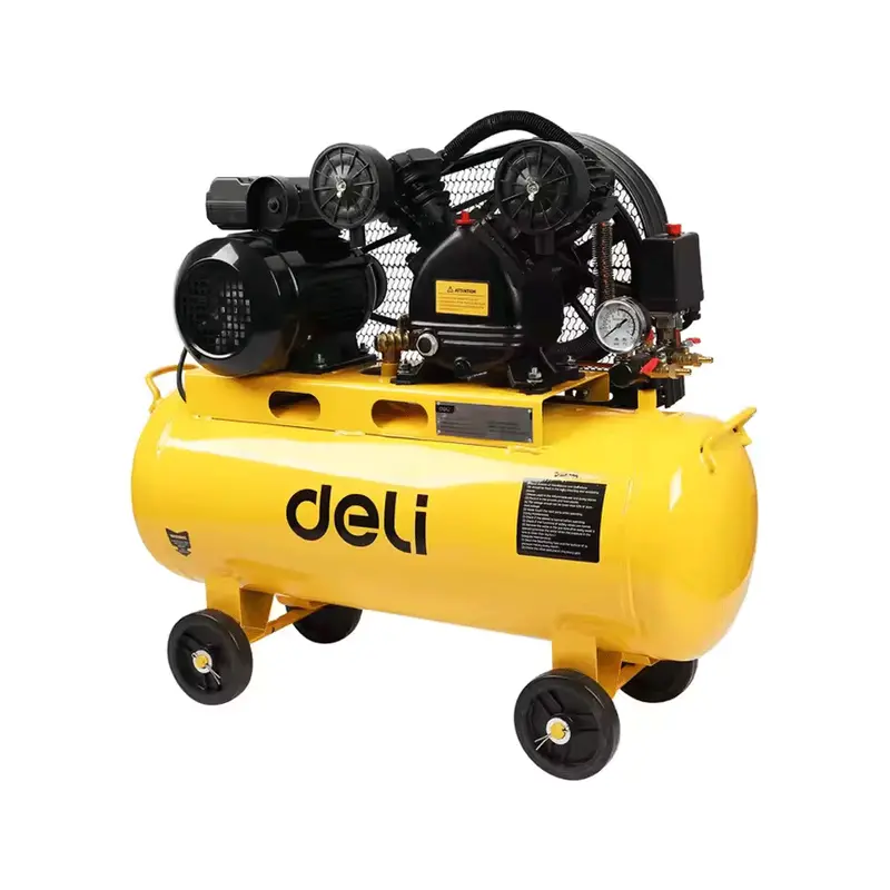 Deli Edl-Pky0.12/8-12 2Hp Belt-Driven Oil-Lubricated Air Compressor 1