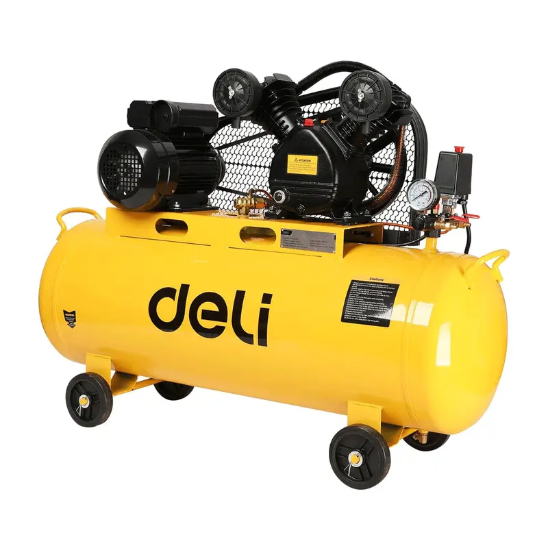 Deli Edl-Pky0.25/E1 3Hp Belt-Driven Industrial Air Compressor 1