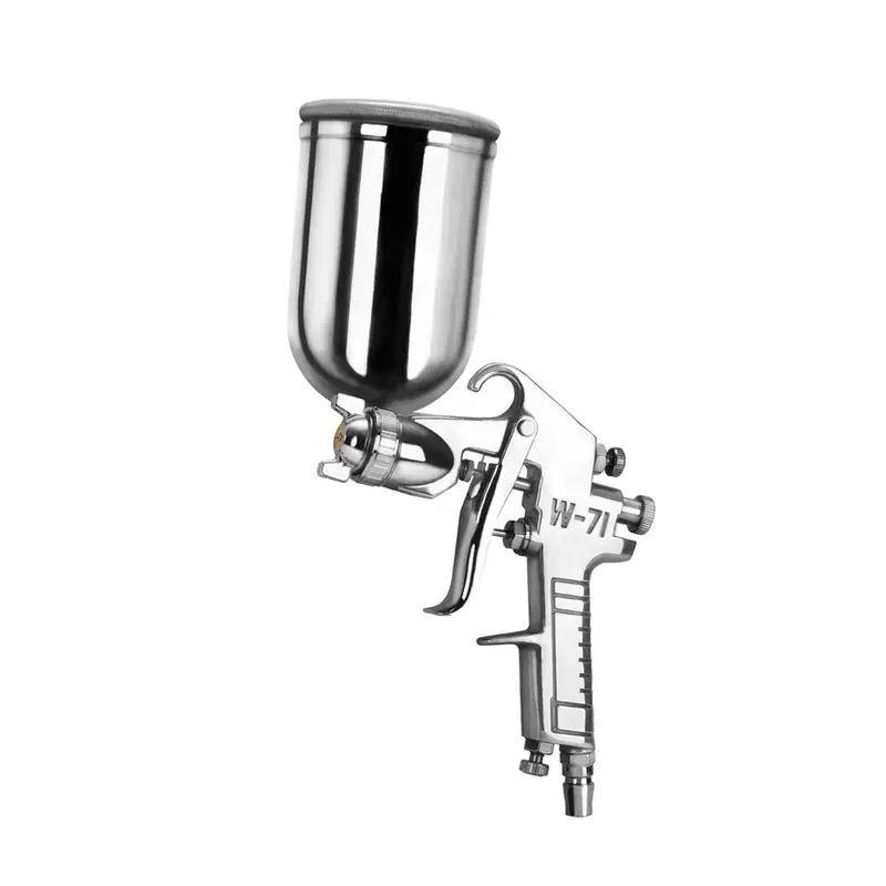 Deli Edl-Qpq-W71G Hvlp Spray Gun – 400Cc Tank For Smooth, Even Coating 1