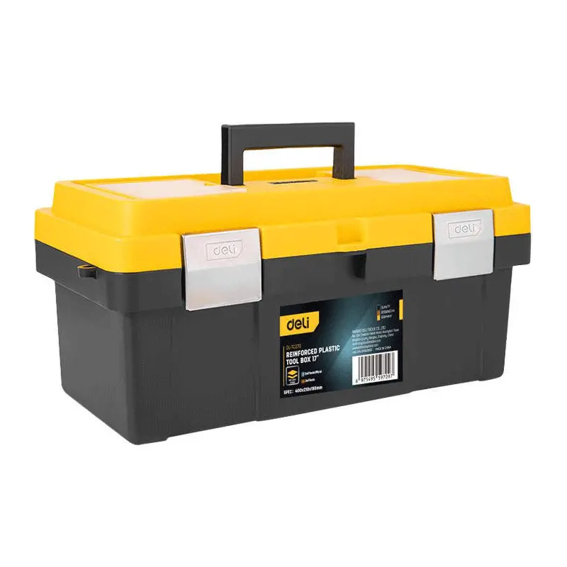 Deli Edl-Tc270 17-Inch Heavy-Duty Tool Storage Box 1