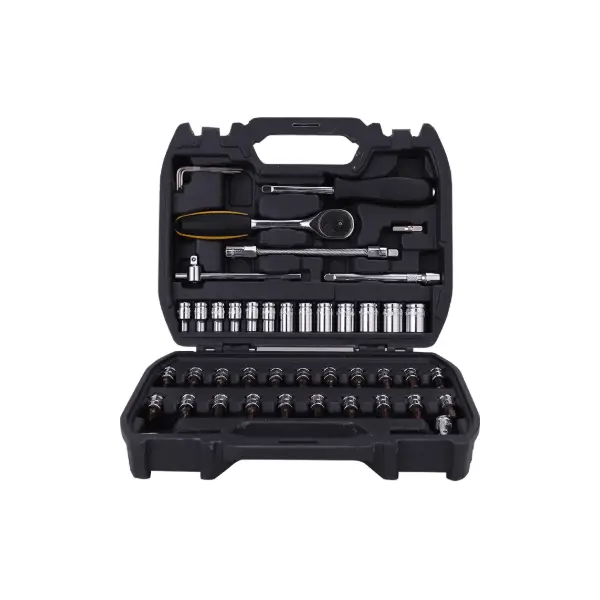 Deli Edl1046 1/4-Inch Drive Socket Set – 45-Piece Precision Tool Collection 1