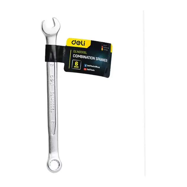 Deli Edl140006L-10L Compact Combination Spanners – 6Mm To 10Mm Set 1