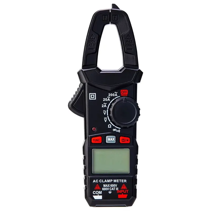 Deli Edl334201 Clamp-On Digital Multimeter For Live Current Measurements 1
